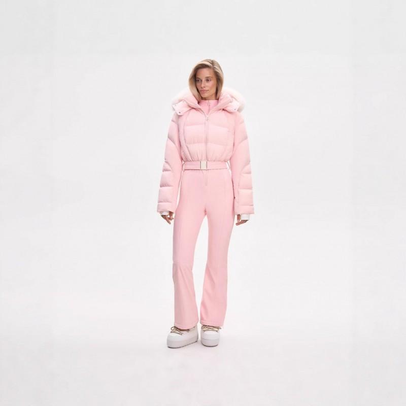 Womens Winter Hooded Ski Cotton Coat Tassel Belt Warm Casual Fashion