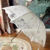 Three / Five Fold Transparent Princess Women Rain Umbrella Romantic Lace Heart Sakura Print Thicken PVC Plasstic Clear Umbrellas Lovers Girls Gifts