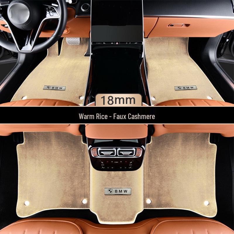 Luxury Pure Wool Floor Mats for 2023 BMW 7 Series G70/i7 (735li/740li/730li)