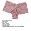 Women Underpants Breathable Lace Soft Solid Color No Constraint Quick-drying See-through