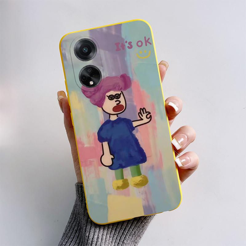 Чехол для OPPO A98 5G 2023 Милый Кот Мультяшная Собака Забавный Силиконовый Мягкий Задний Чехол для OPPO F23 CPH2527 OPPOA98 CPH2529 A1 5G Coque