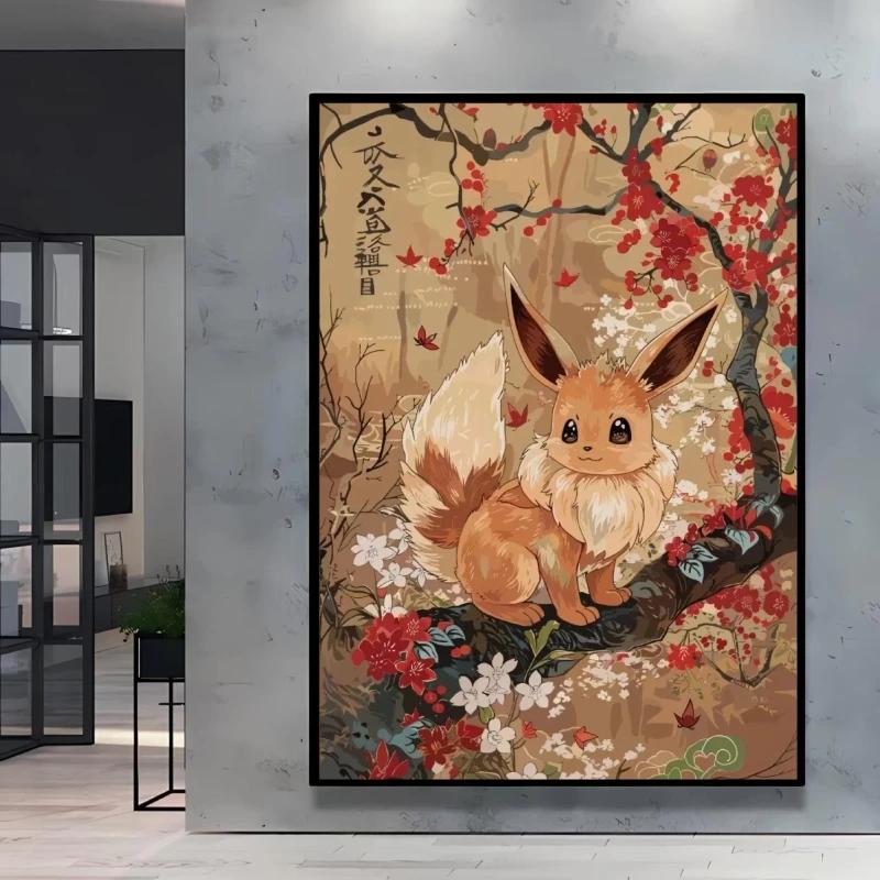 Pokemon Anime Poster HD Canvas Print Home Decor Painting Kids Wall Decoration Living Room Poster Canvas Wall Art