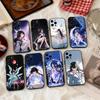 Крутой G-Genshin-Impact-columbina Чехол для телефона Силиконовый Мягкий Для IPhone 17 16 15 14 13 12 11 X XR Plus Pro Max Plus