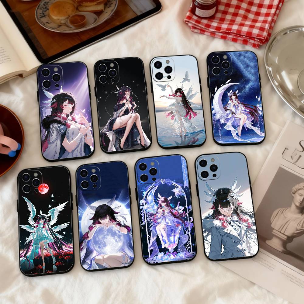 Крутой G-Genshin-Impact-columbina Чехол для телефона Силиконовый Мягкий Для IPhone 17 16 15 14 13 12 11 X XR Plus Pro Max Plus