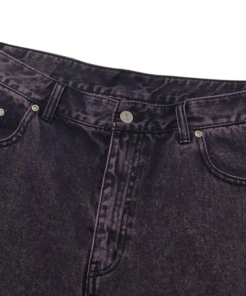 WKNDRS Punk Denim Shorts (Purple)