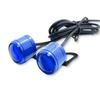 Lezalic Strobe Light LED Dual Flashing Motorcycle Car Compact Daylight Flashing Spot Modification Custom Universal (Blue)