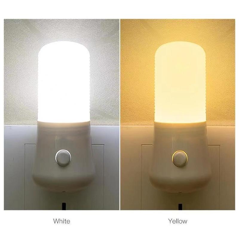 Светодиодные ночные светильники для кормления младенцев, прикроватные светильники, розетка для США, интеллектуальное энергосберегающее ночное освещение для спальни, коридора