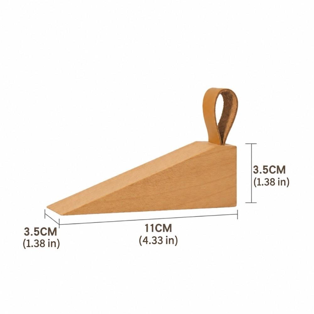 Solid Wood Door Wedge Rubber Pad Door Holder New Door Stop Wedge Living Room Hotel