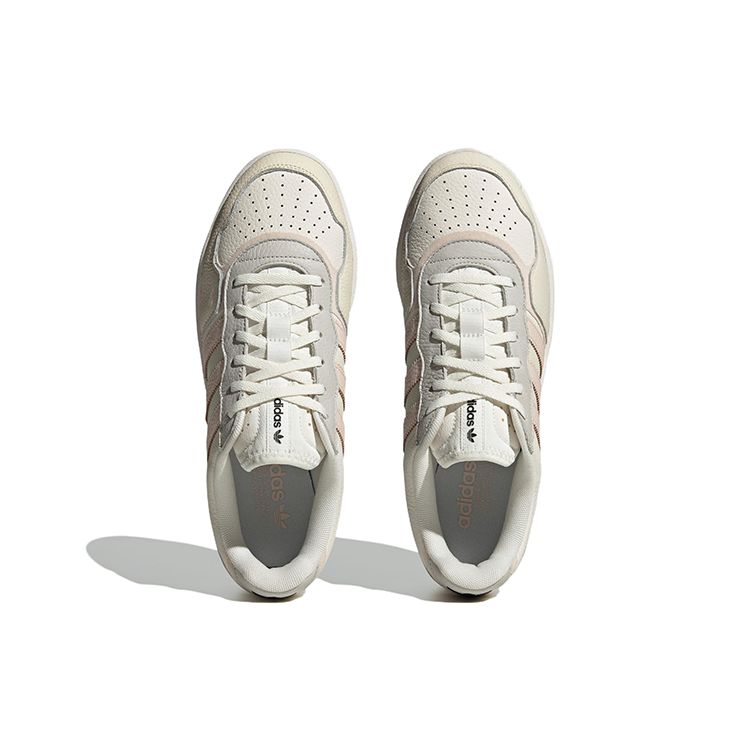 adidas Оригинальные Courtic Нескользящие Прочные Низкие Кеды для Скейтбординга Унисекс Кроссовки Белые Розовые Серые ID0566