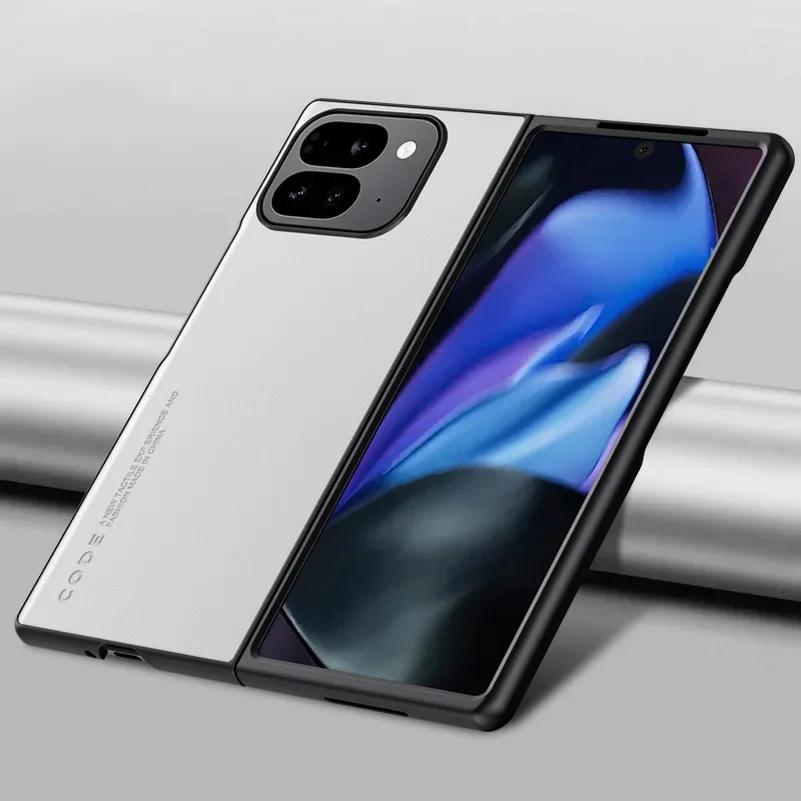 Для Google Pixel Fold 2 чехол матовый силиконовый простой чехол из искусственной кожи для телефона Pixel Fold2 Pixel9 Pro Fold противоударный мягкий защитный бампер