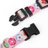 Cute Puppy Dog Collar and Leash Set Adjustable Dogs Cats Printed Collar Walking Lead Leash Chihuahua Collar Necklace Bone Print