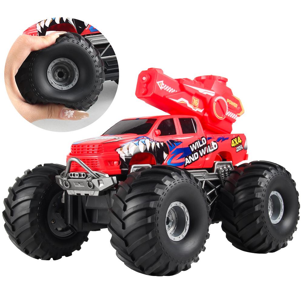 Children'S 2.4G Remote Control Amphibious Free Rotation Self-Priming Water Pickup Remote Control Car Boy Toy