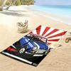 Blue car 2D Flat Print Beach Towel, Large Soft Quick Dry Towel for Beach Camping Swimming.MSTJ0918397