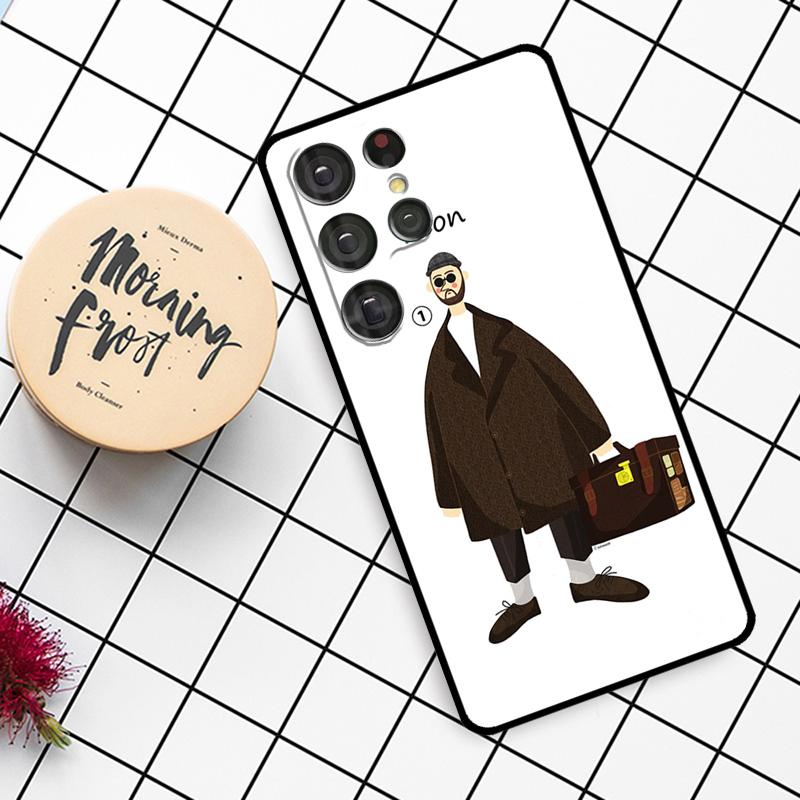 Чехол Leon Mathilda для Samsung Galaxy S25 Ultra S23 S22 S21 S20 S24 Ultra S9 S10 Plus S25 FE