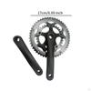 Bike Crankset Bicycle Crank Set 170mm Arm Riding for Mountain Road 50/34T 8/9 Speed