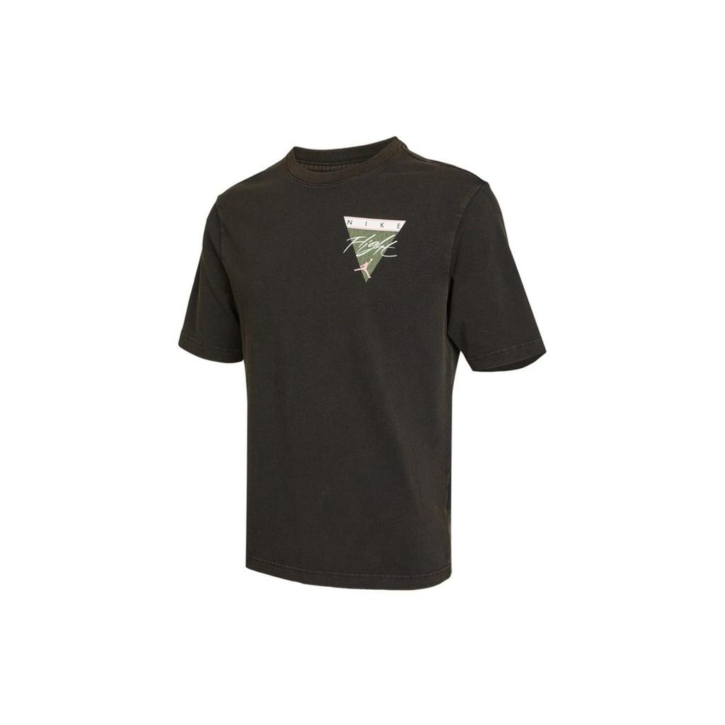 Jordan Flight Essentials T Shirts Men's Black Crew Neck Moderate Straight Fit CZ8064-010