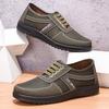 Foreign Trade Men's Shoes 2025 New Single Soft-soled Men's Cloth Shoes Breathable Casual Shoes Men's Lightweight Board Shoes Casual Versatile