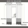 1 pack of winter thick quilted interlayer warm and insulated curtains, three-layer cold and windproof curtains