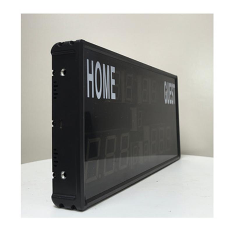 LED Electronic Digital Basketball Scoreboard 24 Hours Timing Count Up/Down Wireless Court Equipment Multi-Sport Scoreboard Timer