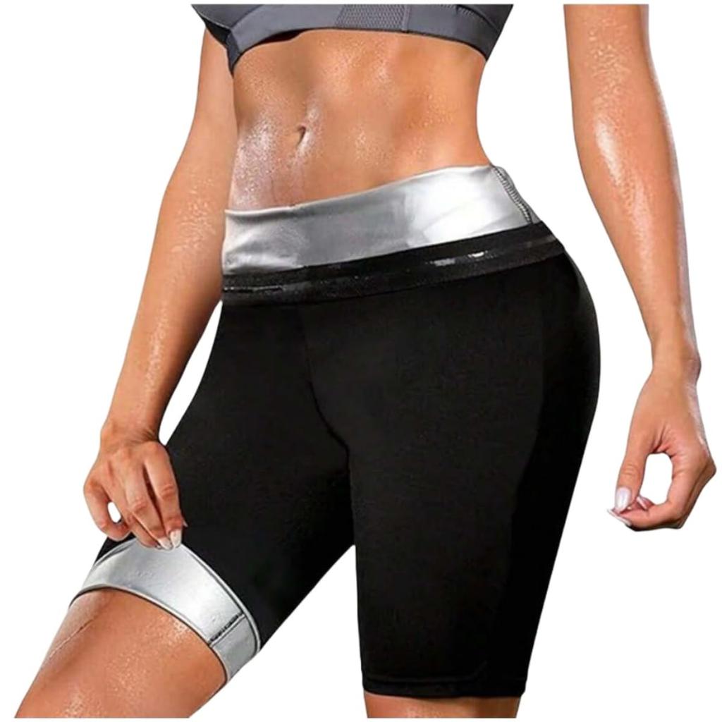 BlueBOA Wearable Sauna Plus Home Length Women's Suit, Sportswear, Size, Use, Fitness, Yoga, Training, Exercise, Washable, 5/8 (JP, Alphabet, L, Black)