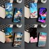 Cover Universe Mountain Sea Sky Beach Travel for Huawei P30 P20 Mate 20 10 Pro Lite  Y7A Y8S Y7 Y9 Prime 2019 Phone Case