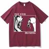 Attack On Titan TShirts Eat Your Protein Shirt Unisex Unisex Summer Casual ONeck Short Sleeve Shirts
