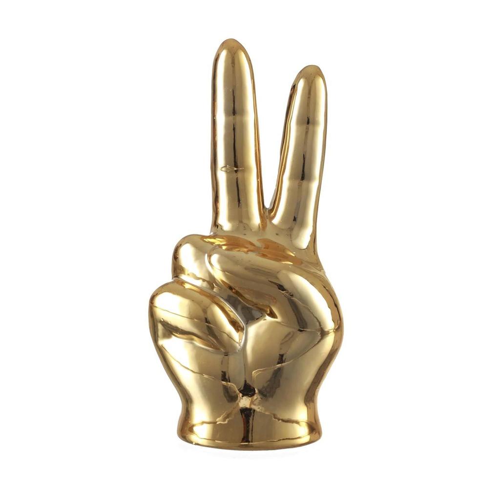 Set Of 3 Hand Sign Fantasy Showpiece Statue Collectible Figurines(Multi,Ceramic)Decorative Items For Home Decor Living Room Bedroom