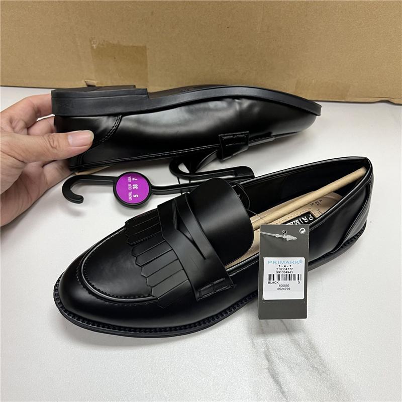 Мокасины без застежек на неглубоких каблуках Женская повседневная обувь Модные однотонные туфли на плоской подошве Британские кожаные туфли на плоской подошве Обувь для скейтбординга на плоской подошве