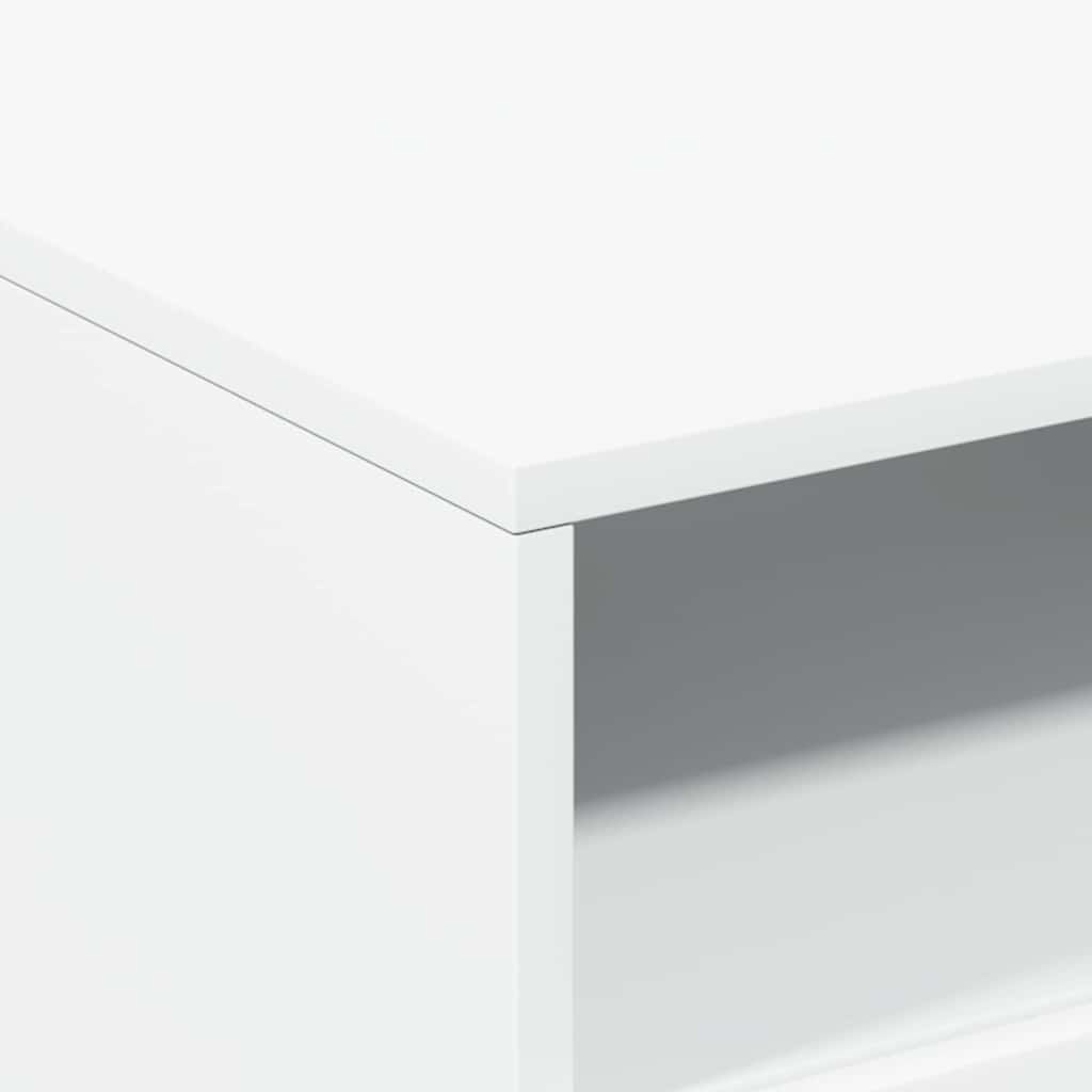 LED Coffee Table White 50 x 49 x 40 cm