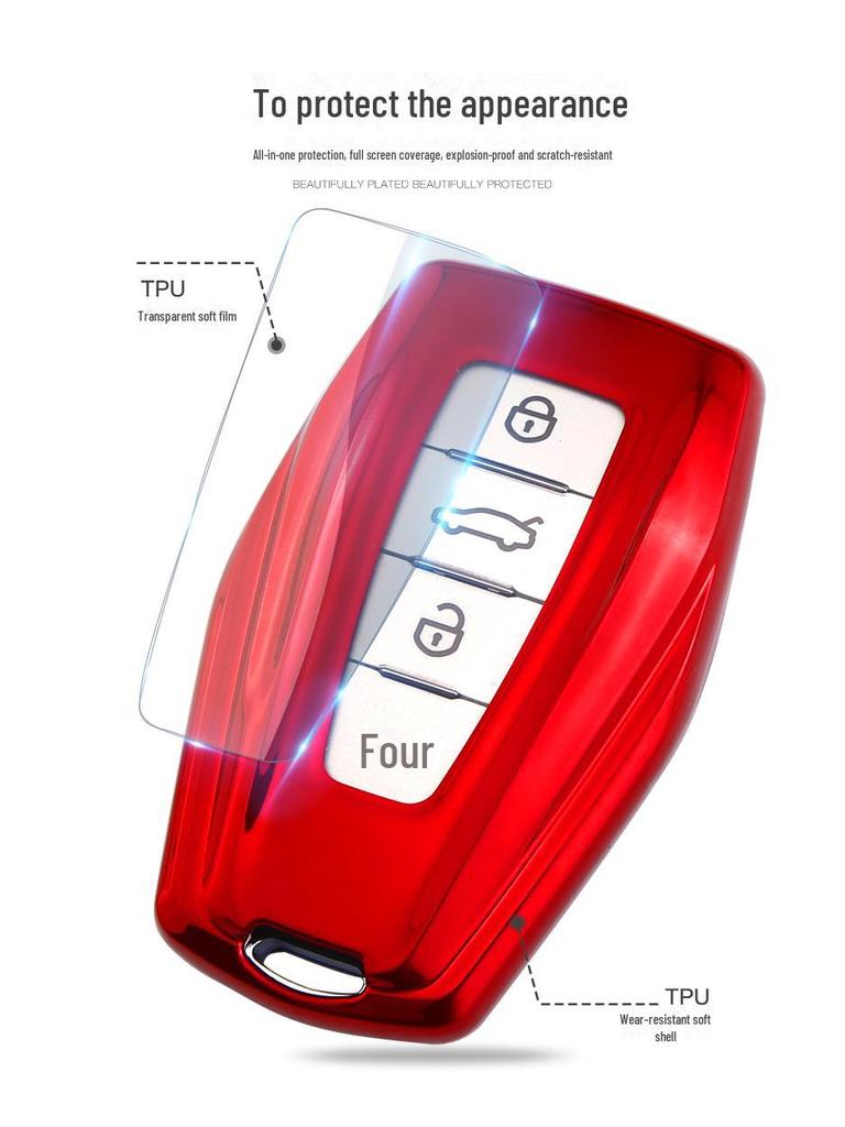 Чехол для автомобильного ключа Geely для Emgrand S, Xingyue L, Boyue, Xingrui, Binyue, Binrui, Borui, Vision X6