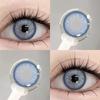 MillCreek Color Contact Lens 2pcs Yearly Madrid Series Blue/Green/Purple Dia:14.5MM Myopia Prescription Contact Lenses Soft Lens