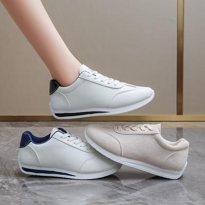 Модели Четыре Сезона Женская Обувь Супер Мягкая Спортивная Повседневная Обувь для Скейтборда Носить Маленькие Белые Туфли