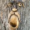 Tree Monster Bird Feeder: Creative Outdoor Garden Bark Pendant Decoration