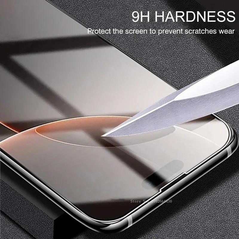 Для iPhone 17 16 15 14 16e 13 12 11 Pro XS Max Air Mini XR X 7 8 6s Plus Полное покрытие HD Прозрачная Защитная пленка для экрана Закаленное стекло
