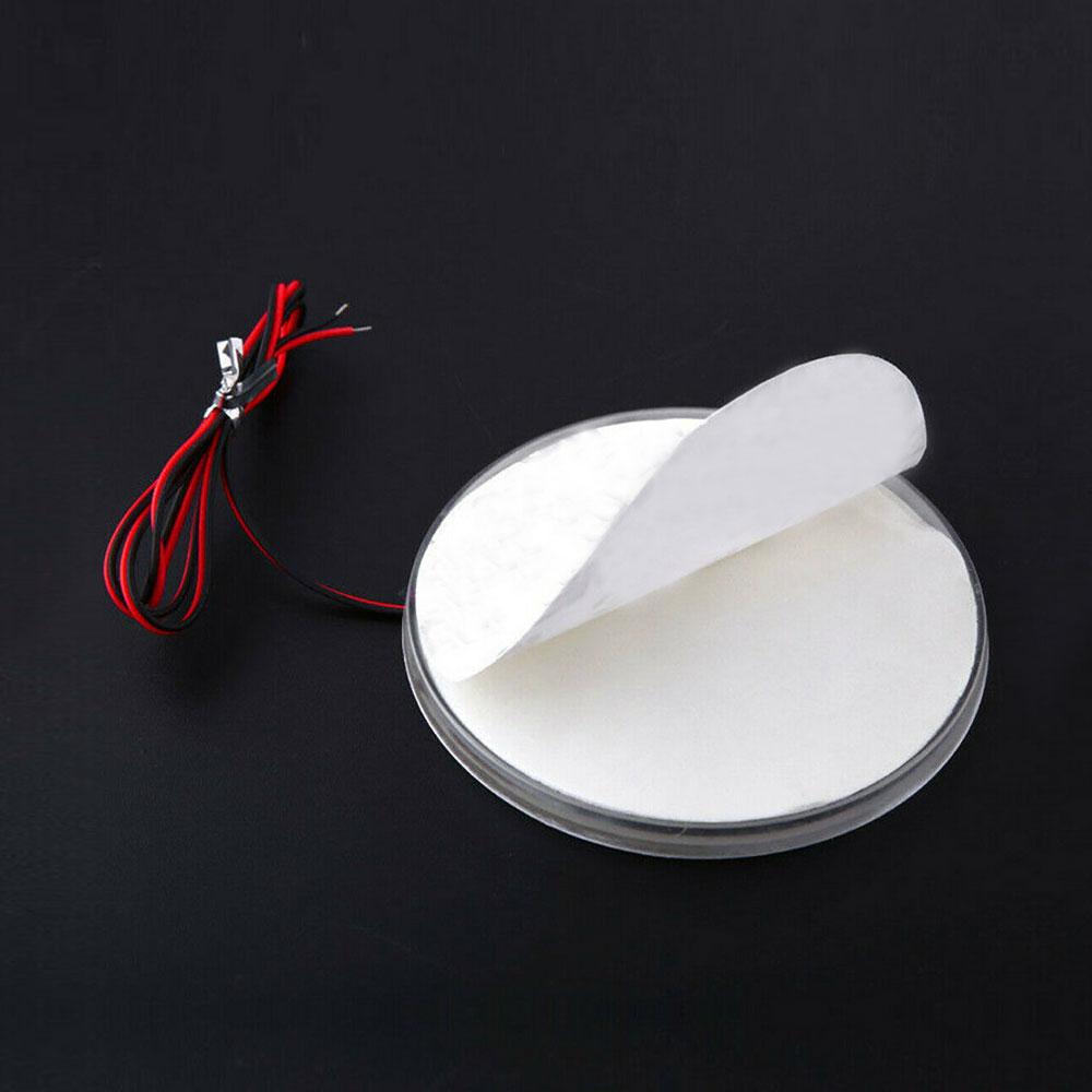 Красный 82 мм фон значка светодиодная подсветка эмблема логотип наклейка для BMW 3 5 7 X серии креативные внешние детали гаджет автомобильные аксессуары