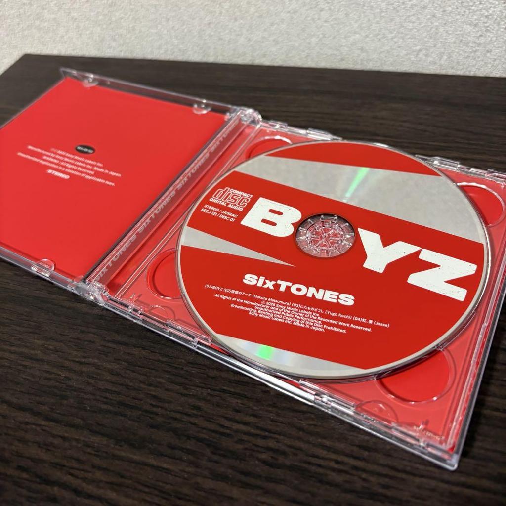 [Б/У] SixTONES BOYZ Издание первого пресса A Издание первого пресса B CD