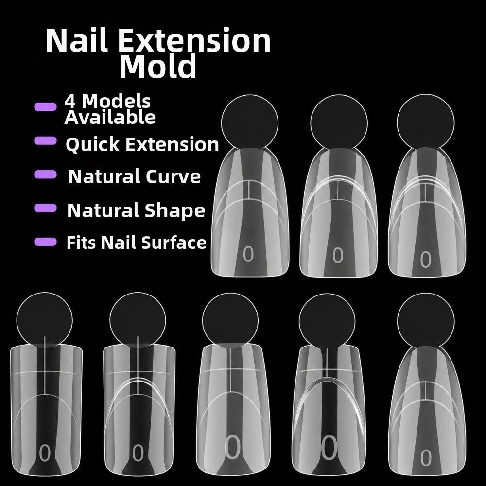 Quick Extension French Nail Dual Forms 14 Sizes Acrylic Nail Art Mold Nail Art