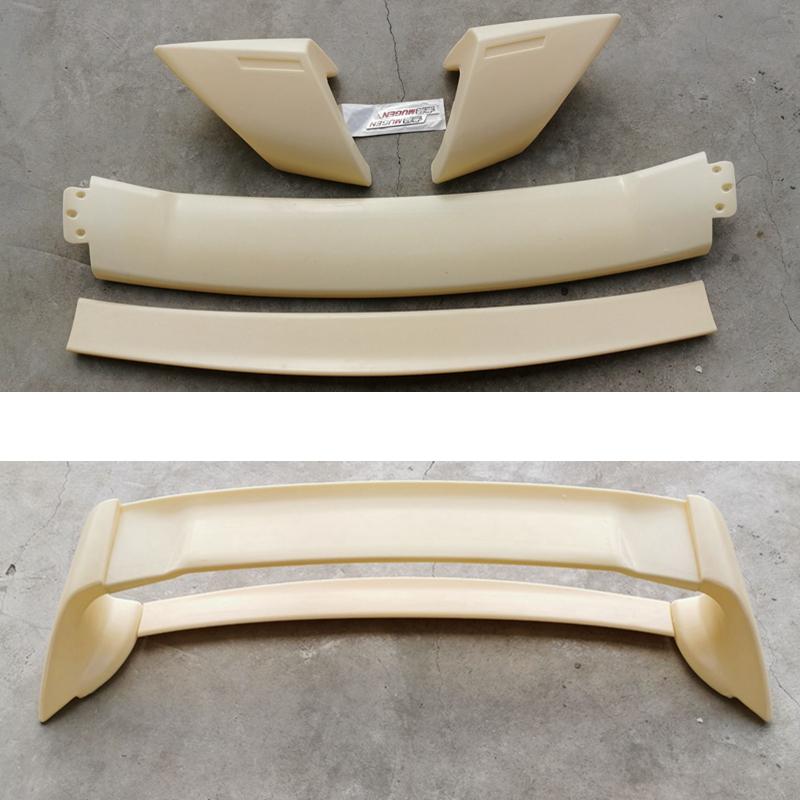 Для Honda Civic 2006-2011 ABS FD2 Спойлер из трех или четырех частей Крышка багажника автомобиля Civic Заднее крыло