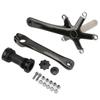 Bike Crank Arm Set Aluminum Alloy Crank High Strength Mountain Bike Crankset with Bottom Bracket Kit