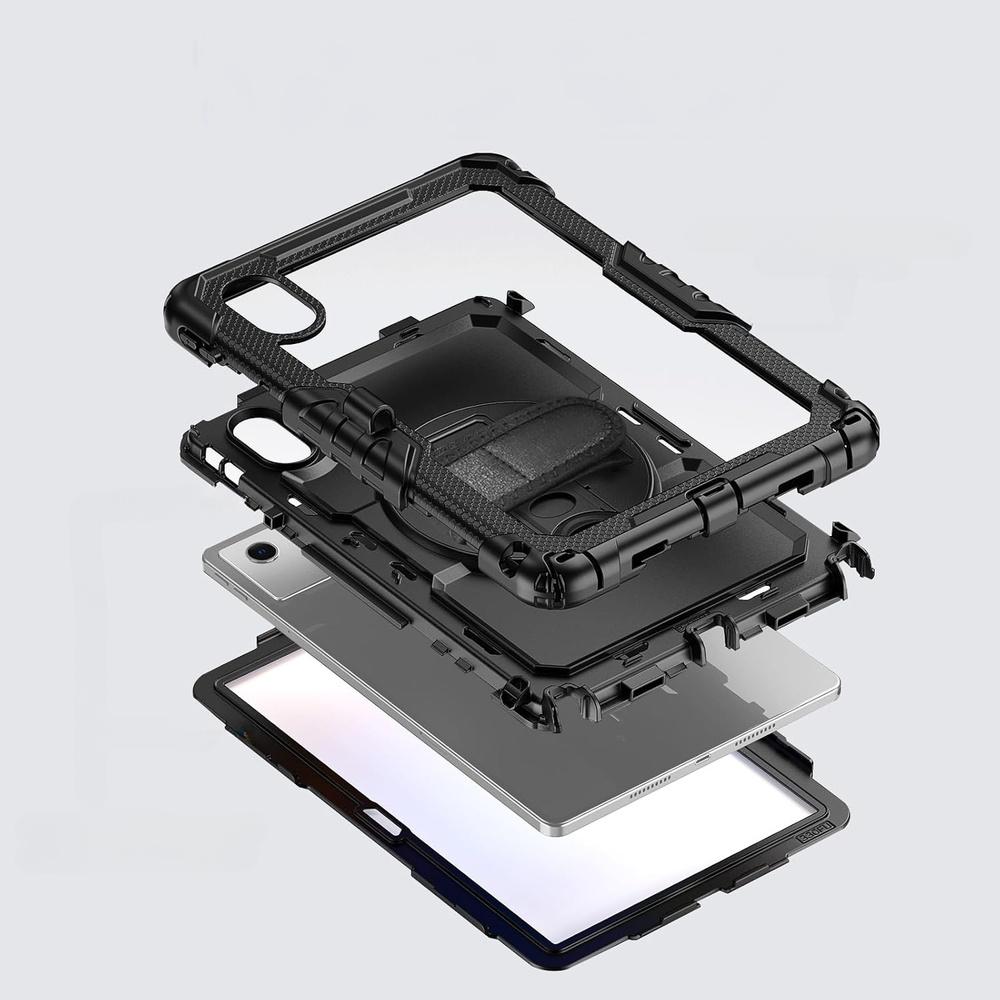 Armored case for Lenovo Idea Tab 11" / Tab K11 11" (2nd gen.), 360 protection with stylus holder, black