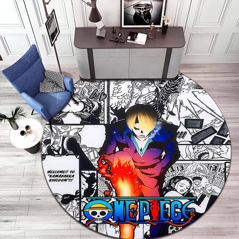 Милая Обезьянка D. Ковер Luffy из японской манги ONE PIECE мягкий, для дома, спальни, декора коврика для двери и противоскользящий ковер E9