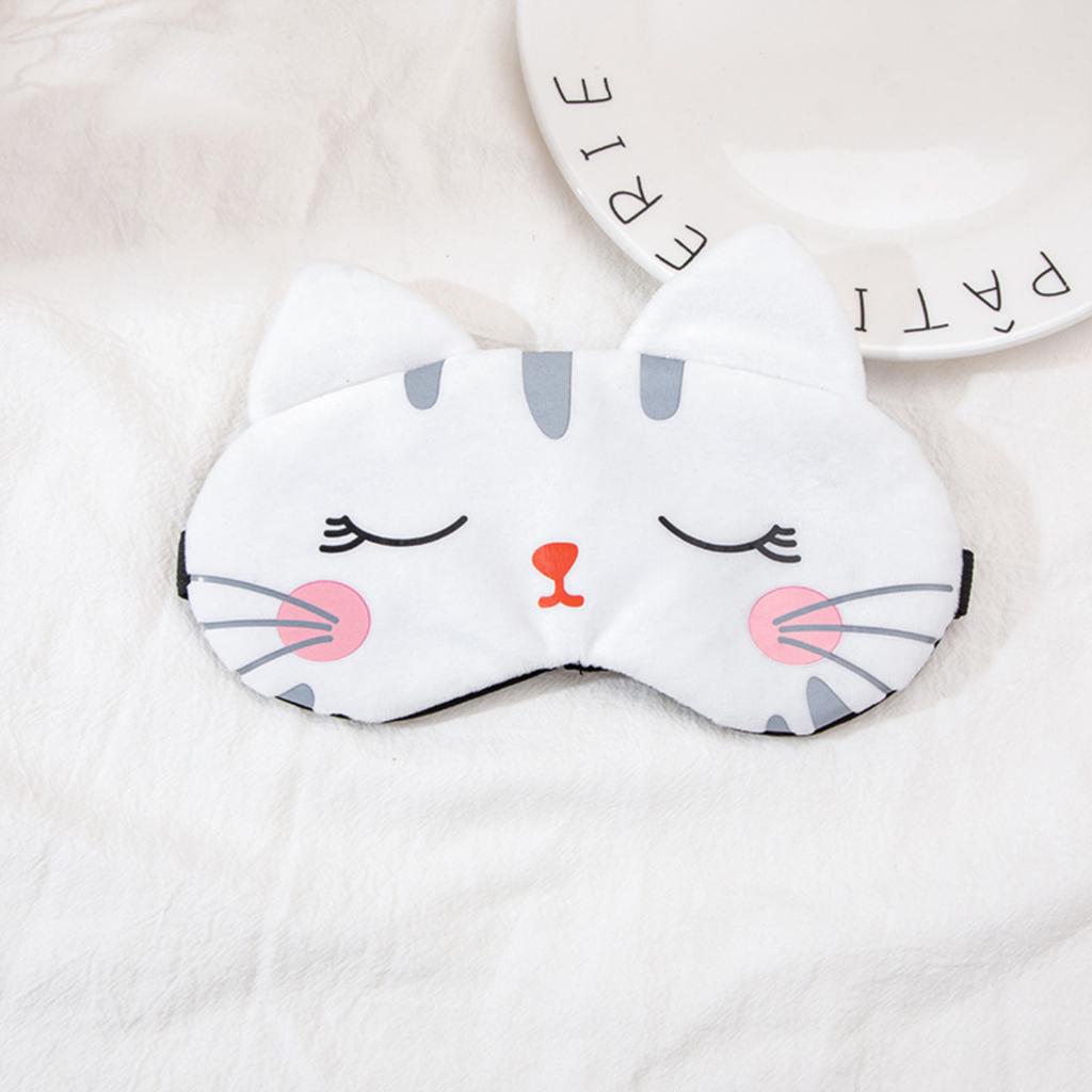 Plush Cartoon Ice And Hot Compress Sleeping Eye Mask For Children Universal Winter Home 10ml