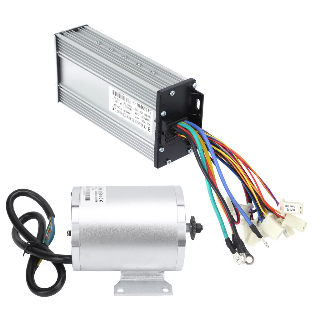 48V 2000W 34A DC Бесколлекторный контроллер двигателя Комплект для переоборудования с зарядным устройством