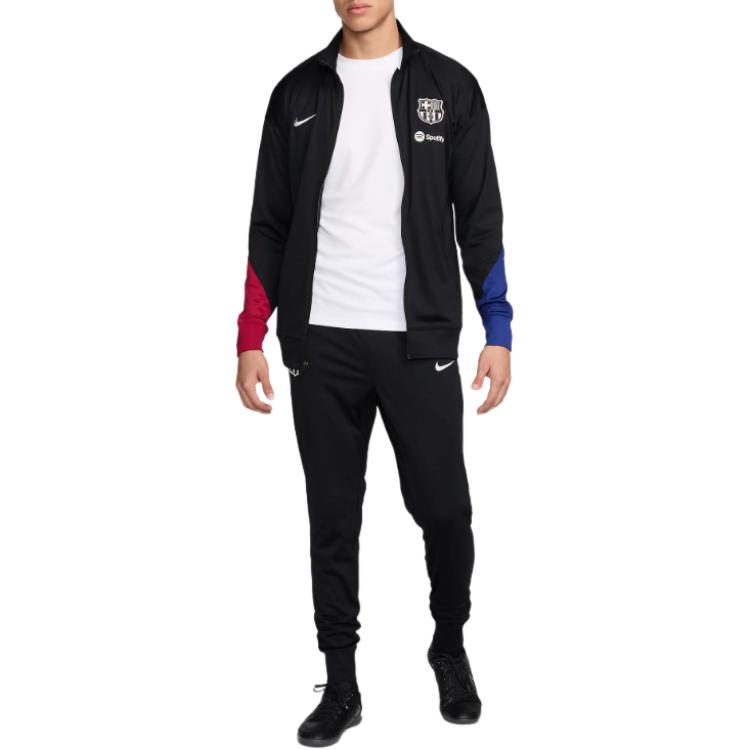Nike Dri Fit Ф.К.. Комплект футбольной формы Barcelona Strike Мужской Черный FN9452-011
