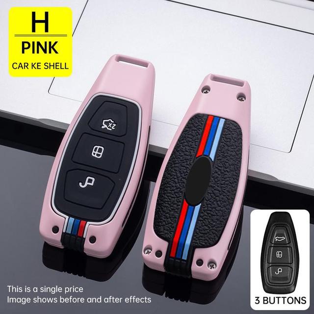 Чехол для ключей UMQCar для Ford Fiesta Focus Mondeo Ecosport Kuga Fob, чехол для дистанционного ключа, защитный чехол, аксессуары, держатель в виде ракушки, брелок