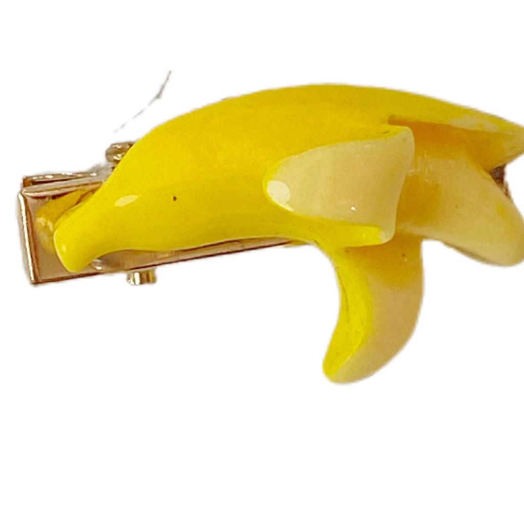 Креативная заколка для волос в виде банана из мультфильма — милая и игривая для девочек