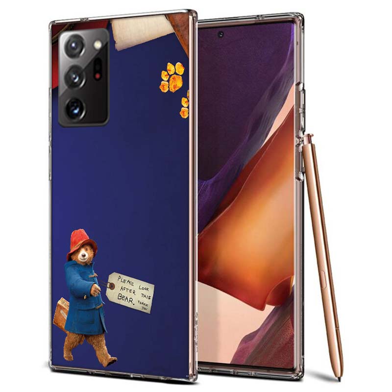 Cute P-Paddington Bear Phone Case for Samsung A55 A35 A25 A15 A07 A05S A16 A17 A26 A36 A37 A56 A57 Galaxy Note 20 10 A50S A71 A5