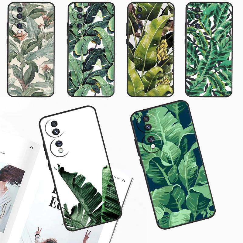Banana Leaf Case For Huawei Nova 5T 9 10 SE 11 3i 8i 11i Y91 Y60 Y70 Y61 Y90 P20 P40 Lite P30 Pro Cover