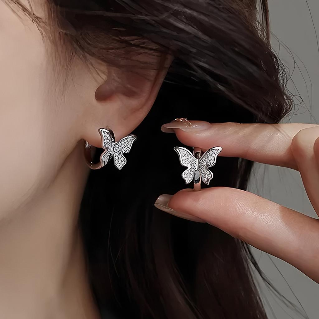 925 Sterling Silver Bow Knot Pearl Earring for Women Versatile Korean Design Gift Jewelry Dropshipping
