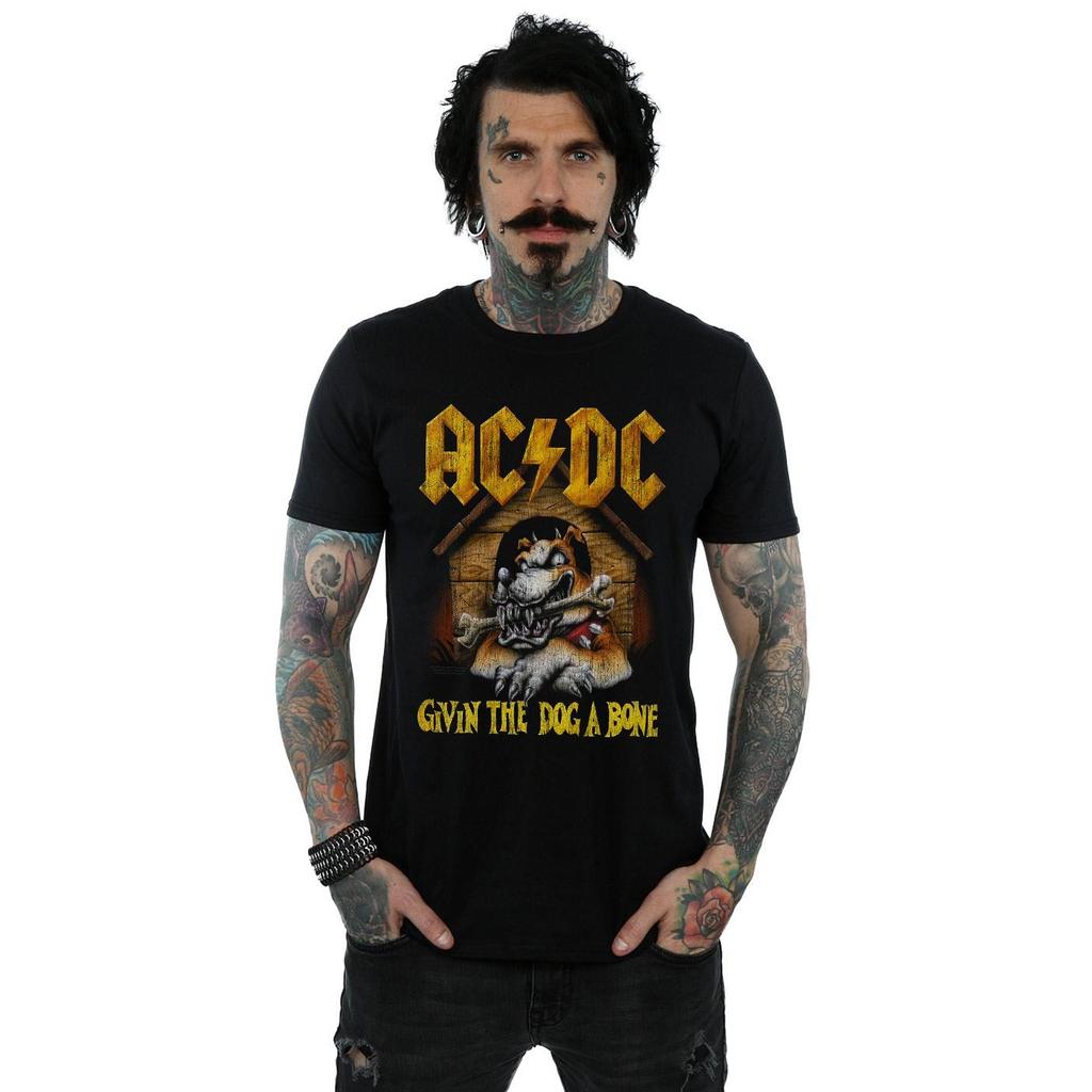 AC/DC Mens Give The Dog A Bone T-Shirt